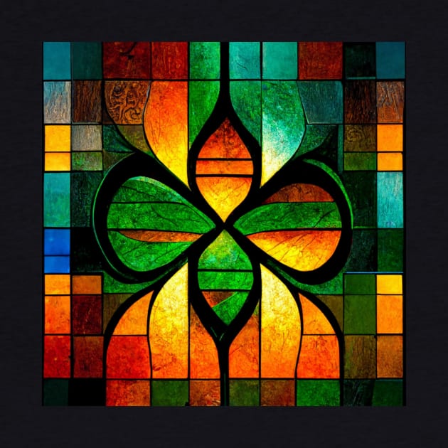 Celtic Cross Stained Glass by DuncanStar